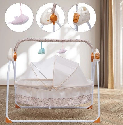 Balancelle bébé confort avec moustiquaire beige