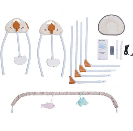 Balancelle bebe electrique confort avec moustiquaire attache