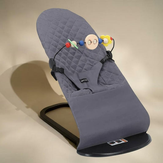 Transat bébé pliable gris foncé