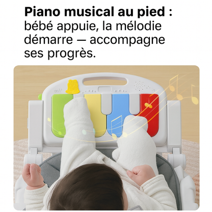 Balancelle bébé électrique 3-en-1 blanc