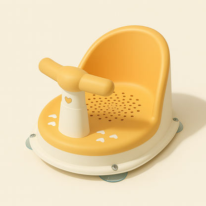 Transat bébé bain ergonomique jaune
