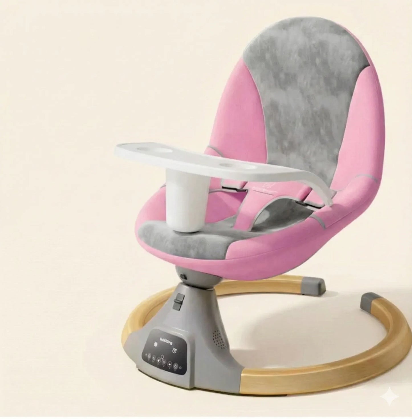 Transat bébé électrique multifonction rose