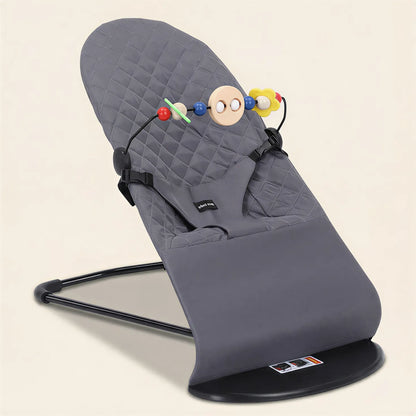 Transat bébé pliable gris foncé