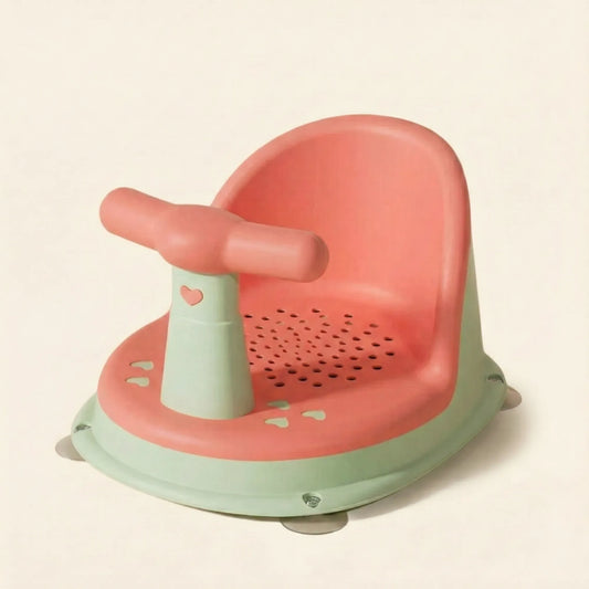 Transat bébé bain ergonomique saumon