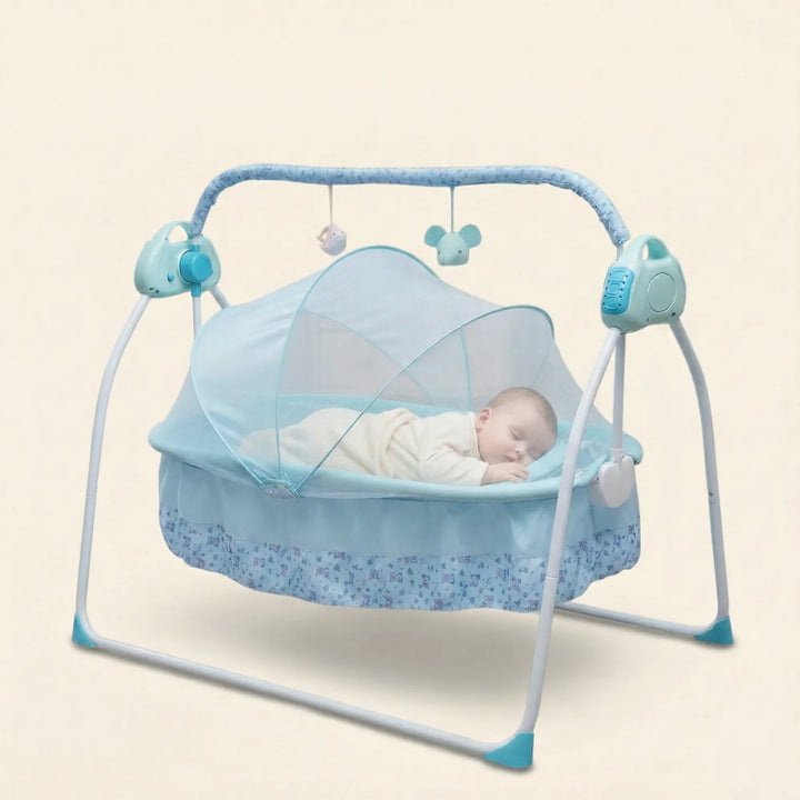 Balancelle bébé électrique confort bleu