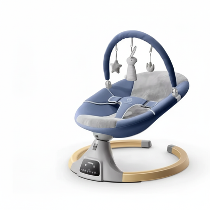 Transat bébé électrique multifonction bleu