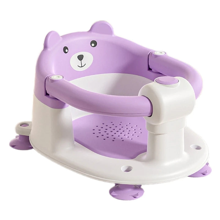 Transat bébé bain ergonomique violet