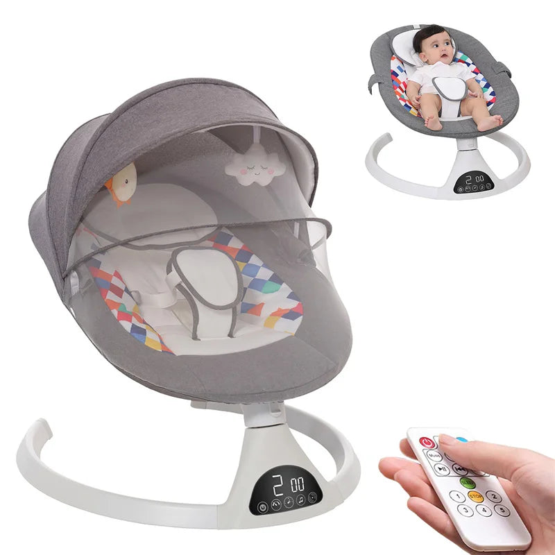 Transat bébé électrique avec Bluetooth telecommande