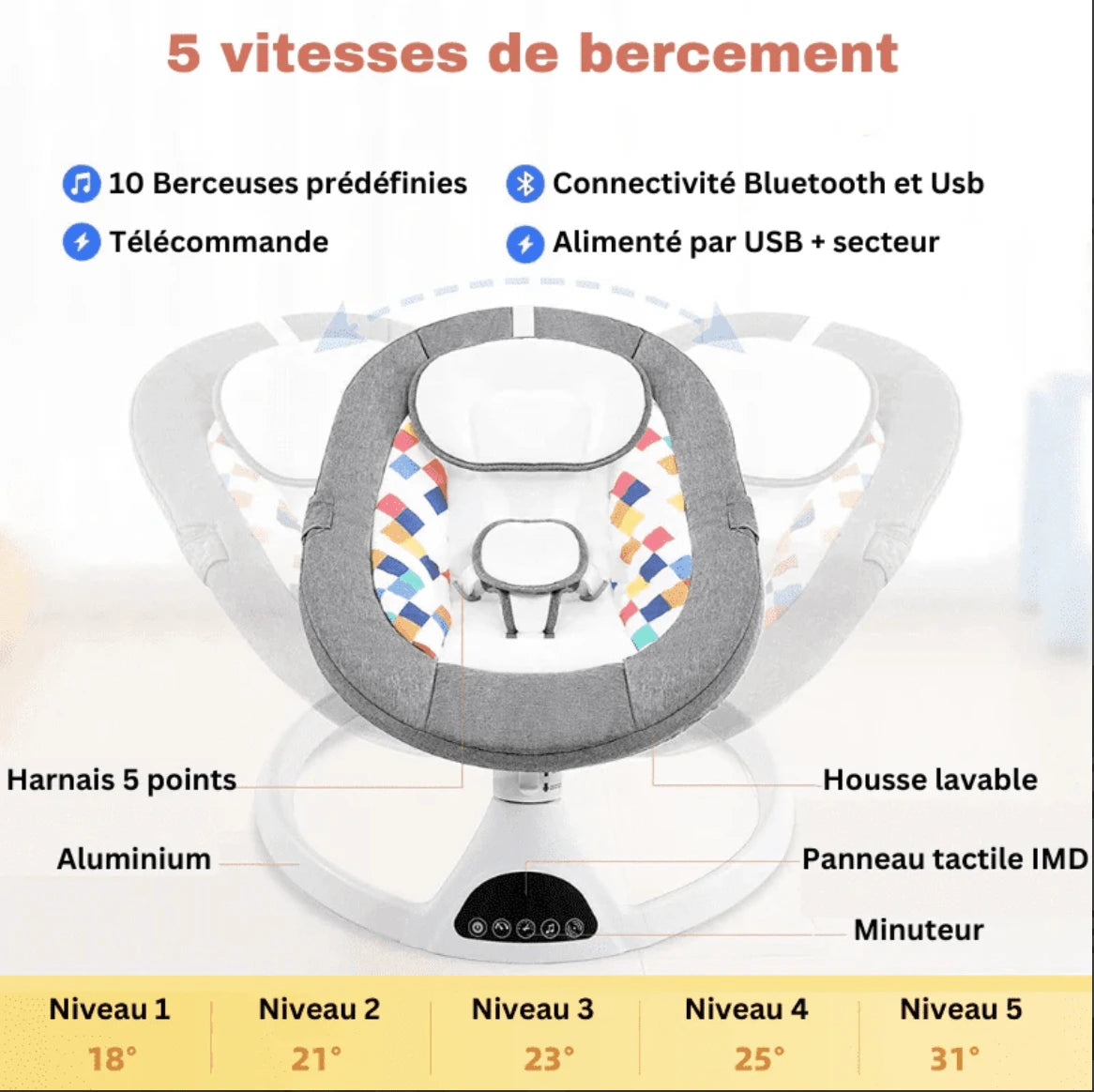 Transat_bebe_electrique_avec_Bluetooth_vitesse-balancement