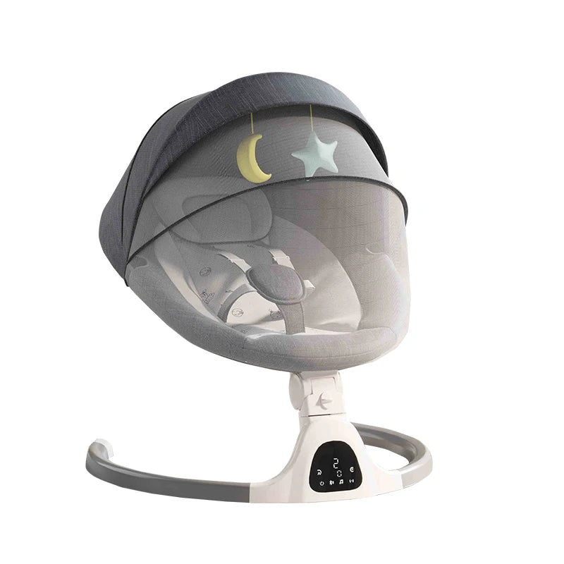 Transat bebe electrique gris