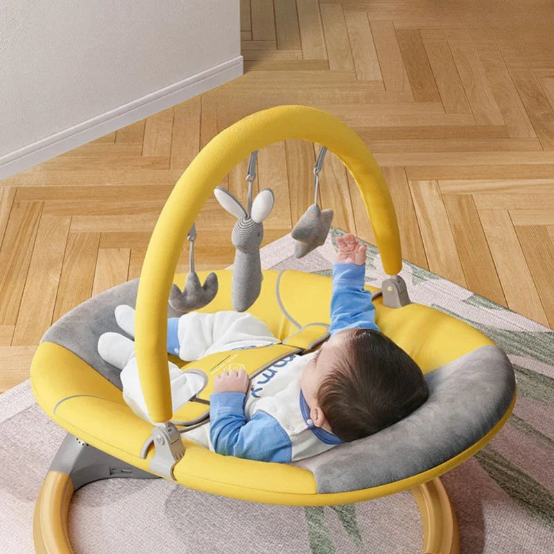 Transat bebe electrique jaune-bebe
