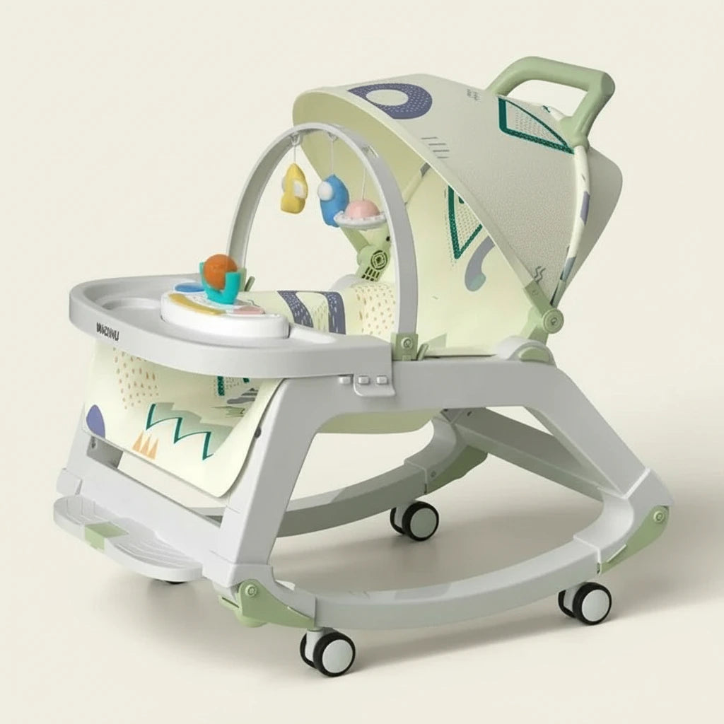 Balancelle bébé évolutif 5 en 1 vert